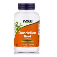 Now Dandelion Root  Συμπλήρωμα Αποτοξίνωσης του Ήπατος με Διουρητική Δράση 500mg  100 Κάψουλες