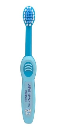 Frezyderm SensiTeeth Toothbrush 6-36m Soft Ροζ Μαλακή Οδοντόβουρτσα για Μωρά 1 τμχ