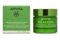 Apivita Bee Radiant Peony Night Gel Balm, Gel-Balm Νύχτας για Λείανση & Αναζωογόνηση 50ml