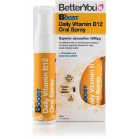 Better You B12 Boost Daily Vitamin Oral Spray Συμπλήρωμα Διατροφής 1200μg 25ml (160 Ψεκασμοί)