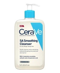 Cerave SA Smoothing Cleanser Τζελ Καθαρισμού & Απολέπισης της Ξηρής Επιδερμίδας, 473ml