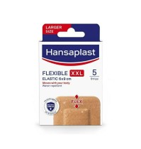 Hansaplast Flexible XXL Elastic Εύκαμπτα - Αδιάβροχα Επιθέματα 6x9cm 5 Τεμάχια