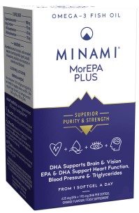 Minami MorEPA Plus Συμπλήρωμα Διατροφής Με Ωμέγα-3 Λιπαρά Οξέα 30 μαλακές κάψουλες Πορτοκάλι