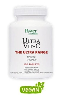 Power Of Nature Ultra Vit-C The Ultra Range 1000mg Συμπλήρωμα Διατροφής με Βιταμίνη C,120tabs