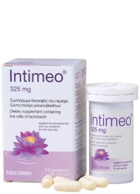 Frezyderm Intimeo Συμπλήρωμα Διατροφής με 4 Στελέχη Γαλακτοβακίλλων, Για ΤηνΥγεία Της Ευαίσθητης Περιοχής & Του Κόλπου 14 καψάκια