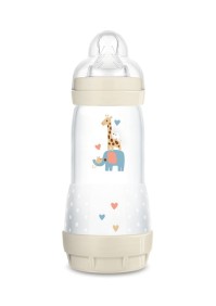 Mam Πλαστικό Μπιμπερό Easy Start™ Anti-Colic 356SU1 με Θηλή Σιλικόνης για 4+ μηνών Unisex Κρεμ, 320ml
