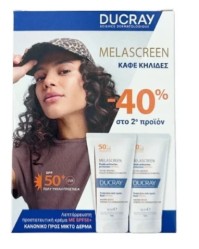 Ducray Promo Duo Melascreen Legere For Normal To Combination Skin SPF50+ Αντηλιακή Κρέμα Προσώπου κατά των Κηλίδων Για Κανονικό Προς Μικτό Δέρμα, 2x50ml