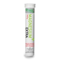 Power Health Magnesium+ Extra 20eff, Συμπλήρωμα Διατροφής με Μαγνήσιο 375mg γεύση λεμόνι-λάιμ 20 αναβράζοντα