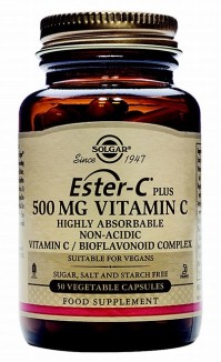 Solgar Bιταμίνη Ester-C 500mg, 50 Φυτικές Κάψουλες