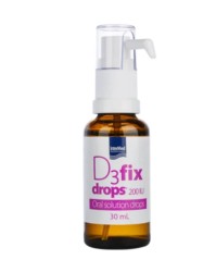Intermed D3 Fix Drops 200IU Πόσιμο Διάλυμα D3 σε Σταγόνες, 30ml