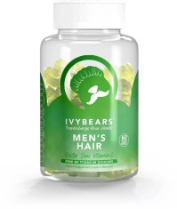 IvyBears Men’s Hair – Ζελεδάκια για Υγιή Ανδρικά Μαλλιά με Βιοτίνη & Ψευδάργυρο 60gummies