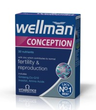 VITABIOTICS Wellman Conception Ανδρικό Συμπλήρωμα Διατροφής για την Υγεία του Αναπαραγωγικού Συστήματος 30tabs