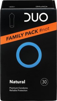 Duo Duo Natural (κανονικό) Family Pack #not Προφυλακτικά, 30τμχ