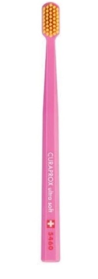 Curaprox CS 5460 Ultra Soft Οδοντόβουρτσα Πολύ Μαλακή Ροζ-Κίτρινο* 1Τμχ
