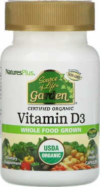 Natures Plus Source Of Life Garden Vitamin D3 Vegan Friendly Βιταμίνη D3 2.500IU 60caps