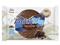 Natura Vita Protein Way Biscuit Chocolate Flavour Μπισκότο Πρωτεΐνης με Γεύση Σοκολάτας & Επικάλυψη Κακάο 60gr