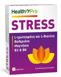 Health Pro Stress Συμπλήρωμα Διατροφής για Ανακούφιση από το Άγχος 30caps