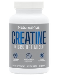 Natures Plus Creatine Monohydrate 120caps | Μονοϋδρική Κρεατίνη Micro-Optimized™
