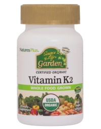 Natures Plus Source of Life Garden Vitamin K2 120mcg Συμπλήρωμα Διατροφής με Βιταμίνη K2 60veg.caps