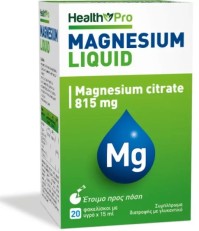 Health Pro Magnesium Direct Liquid 815mg Συμπλήρωμα Διατροφής Μαγνήσιο 20 Φακελίσκοι