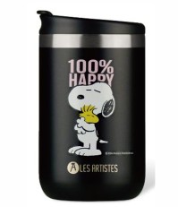 Les Artistes Isothermal Travel Mug Ανοξείδωτη Κούπα Θερμός Happy Snoopy A-4393 350ml