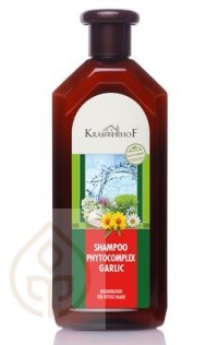 KRAUTERHOF Shampoo Phytocomplex Garlic Σαμπουάν με Φυτοσύμπλεγμα & Σκόρδο, Διεγείρει την Ανάπτυξη της Τρίχας, για Λιπαρά Μαλλιά, 500ml