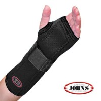 Johns 120107 Πηχεοκαρπικός Νάρθηκας Δεξιάς Πλευράς Neoprene σε Μαύρο Χρώμα 1τμχ