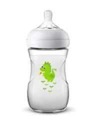 AVENT NATURAL ΜΠΙΜΠΕΡΟ ΔΡΑΚΟΣ 260ML ΧΩΡΙΣ BPA 1m+