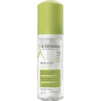 A-Derma Biology Cleansing Foam Δερματολογικός Αφρός Καθαρισμού & Ντεμακιγιάζ Προσώπου, Ματιών για Ευαίσθητες Επιδερμίδες 150ml