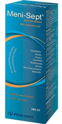 Pharmex Meni-Sept  Διάλυμα Καθαρισμού Φακών Επαφής 380ml