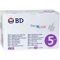 BD Micro-Fine Penta Point (5mm x 0,25mm)  31G Αποστειρωμένες  Βελόνες Ινσουλίνης 100τμχ