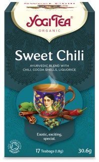 Yogi Tea Sweet Chili Βιολογικό Τσάι για Βελτίωση της Ενέργειας & της Πνευματικής Συγκέντρωσης 17 Φακελάκια 30.6g