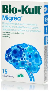 Bio-Kult Migrea Για Την Ομαλή Λειτουργία Των Νεύρων Του Εγκεφάλου, 15 caps