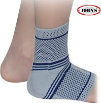 Johns 22421 Ελαστική Επιστραγαλίδα με Επιθέματα Σιλικόνης σε Γκρι χρώμα Small 1τμχ