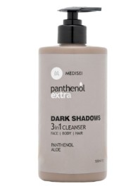 Panthenol Extra Dark Shadows 3 in 1 – Καθαριστικό Προσώπου, Σώματος & Μαλλιών για Άντρες 500ml