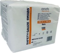 ANATS επιθέματα γάζας 10χ10 8ply 100TMX