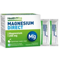 Health Pro Magnesium Direct 250mg Συμπλήρωμα Διατροφής Μαγνησίου 30 Φακελίσκοι