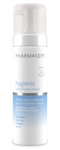 Pharmasept Hygienic Intim Care Foam Wash Αφρός Καθαρισμού της Ευαίσθητης Περιοχής & των Αιμορροΐδων, 200ml