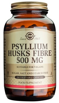 Solgar Psyllium Husks Fibre 500mg, 200veg.caps