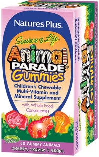 Natures Plus Animal Parade Gummies 50 ζελεδάκια Άνω των 4 Ετών