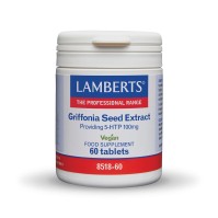 Lamberts Griffonia Seed Extract (5-HTP 100mg) – Φυσική Πηγή 5-HTP, 60 ταμπλέτες