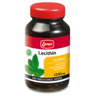 Lanes Lecithin 1200mg Φυσικός Λιποδιαλύτης για Μεταβολισμό των Λιπών, 30caps