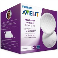 Philips AVENT SCF254/61 - Για το στήθος, Επιθέματα στήθους ημέρας, Μίας χρήσης, Συσκευασία 60 τεμαχίων