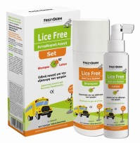 Frezyderm Lice Free Set Ολοκληρωμένη Αντιφθειρική Αγωγή Σαμπουάν & Λοσιόν + Δώρο Χτενάκι 125ml