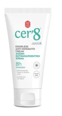 Vican Cer8 Junior Άοσμη Εντομοαπωθητική Κρέμα σε Σωληνάριο Κατάλληλη για Παιδιά 150ml