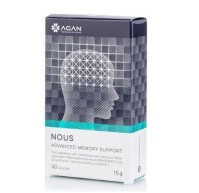 Agan Nous Advanced Memory Support Συμπλήρωμα Διατροφής Για Τη Μνήμη, Τη Συγκέντρωση & Την Πνευματική Διαύγεια, 30 vegicaps