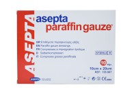 Asepta Paraffin Gauze 10cm x 20cm 10τμχ