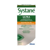 Alcon Systane Ultra Λιπαντικές Οφθαλμικές Σταγόνες Ταχείας Δράσης (Χωρίς Συντηρητικά) 10ml
