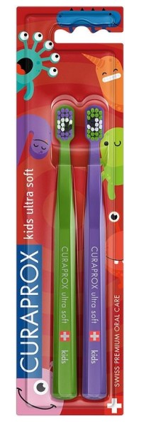 Curaprox CS Kids Ultra Soft Οδοντόβουρτσα Πολύ Μαλακή Special Edition, 2τεμ