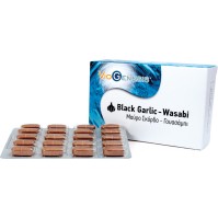 Viogenesis Black Garlic - Wasabi, Εκχύλισμα μαύρου σκόρδου με Wasabi σε κάψουλες 60 Κάψουλες